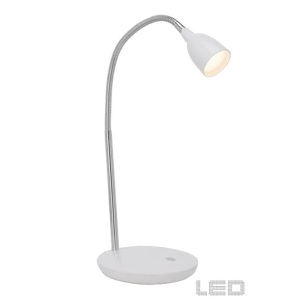 LED skrivbordslampa - ANTHONY - Stål/Vit - 2,5 W - 40 cm - Modern design