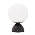 Miniatyrbild 1 av 3: SHINNING PEARL-Bordslampa Marble H21cm svart och vit Pauleen Ø 15cm / H 21cm Svart