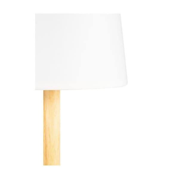 Bordslampa Pauleen Wood Cuddles E27 - vit/trä - 20W/230V