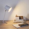 Miniatyrbild 3 av 3: TRUE ALLY-Bordslampa Metall 43,5cm vit silver Pauleen H 44cm / D 22cm / Ø 13cm Vit