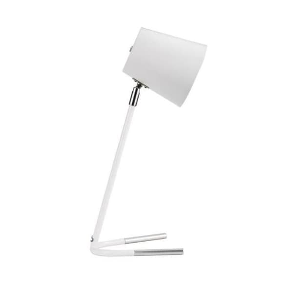 TRUE ALLY-Bordslampa Metall 43,5cm vit silver Pauleen H 44cm / D 22cm / Ø 13cm Vit Silver, Vit