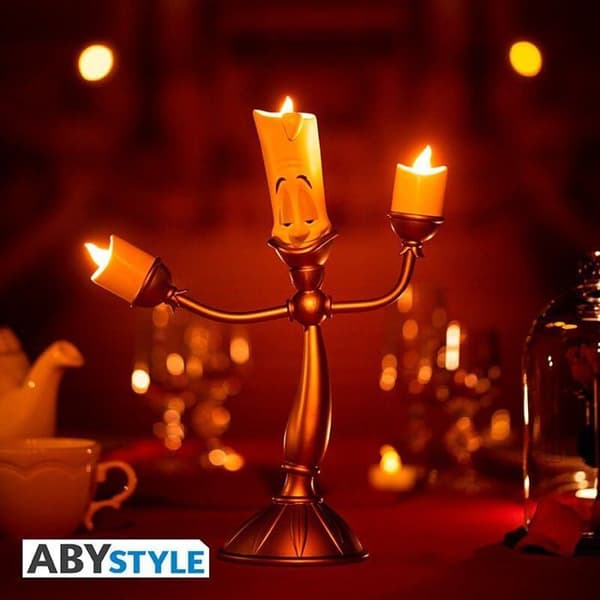 Beauty and the Beast lampa - Ljus