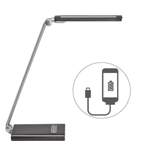 Silver LED kontorslampa - MAUL MAULPURE - Modernt - Design