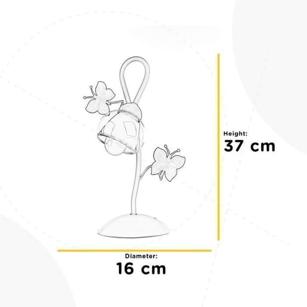 Onli BUTTERFLY Bordslampa i glas, glasskärm