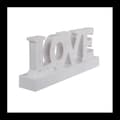 Miniatyrbild 3 av 4: Bordslampor - Plast Led "LOVE" - Vit - L 31,2 cm x B 6,5 cm x H 13,1 cm
