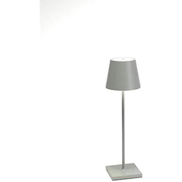 Zafferano Poldina - sladdlös skrivbordslampa, uppladdningsbar nattlampa, uppladdningsbar bordslampa, högt skydd