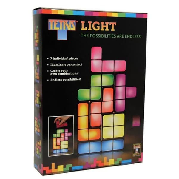 Bordslampa - Tetris - Flerfärgad - LED - Modern design - Stämningsbelysning