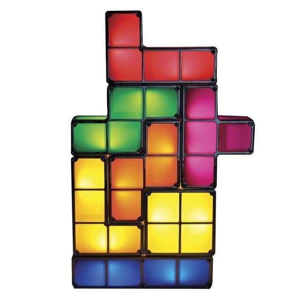 Bordslampa - Tetris - Flerfärgad - LED - Modern design - Stämningsbelysning