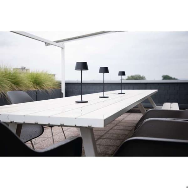 MAULnina LED-lampa med batteri - dimbar - stativ - inomhus och utomhus - svart - 1 styck - 12 x 12 x 34 cm - MAUL