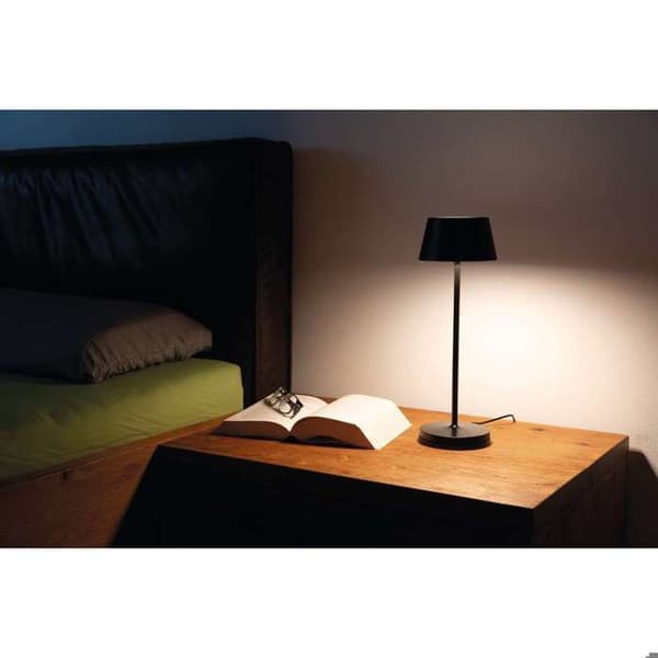 MAULnina LED-lampa med batteri - dimbar - stativ - inomhus och utomhus - svart - 1 styck - 12 x 12 x 34 cm - MAUL