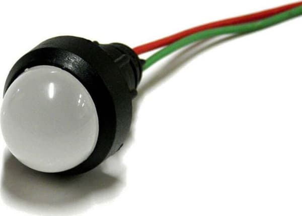 Dekorativ lampa Simet - 84420006 - LED-lampa, lampskärm 20 mm, 12-24V Klp 20W/24V vit