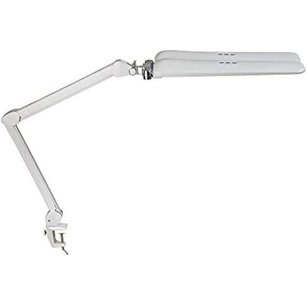 LED-klämmlampa - MAUL - MAULcraft duo - Justerbar ljusstyrka - 6.500 Kelvin - Flexibel
