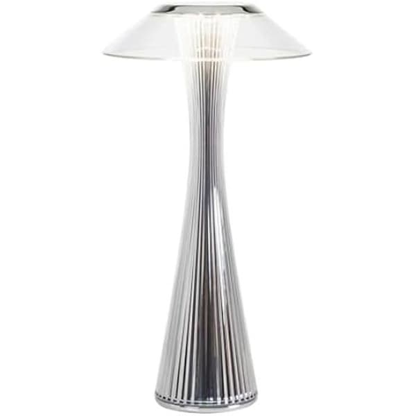 Bordslampa - KARTELL - Space - Krom - Uppladdningsbar USB - Modern design - 16W LED