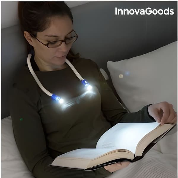 Läslampa i sängen - Läsbokslampa | InnovaGoods läslampa