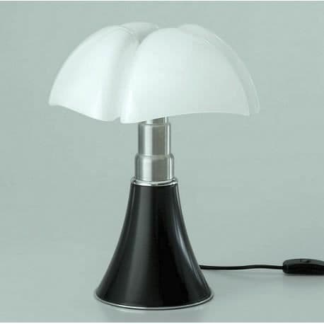 PIPISTRELLO MINI lampa - Svart - H35 cm