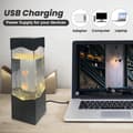 Miniatyrbild 3 av 4: RGB medusalampe USB DC 5V Skrivbordslampa för akvarium Nattlampa med 16 föränderliga färger Dekoration för vardagsrum, sovrum