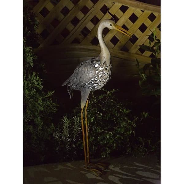 Garden Heron - Solenergi - 50,4 x 27 x 16,4 cm - Soldriven - Utomhus - Grå