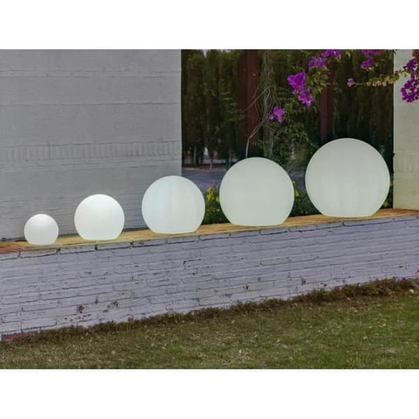 MOOVERE flytande ljus sfärkula 30cm utomhussol + laddningsbart batteri LED/RGB