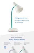Miniatyrbillede 3 af 5: Philips LED-bordlampe med øjenbeskyttelse, til læsning og lektier derhjemme!