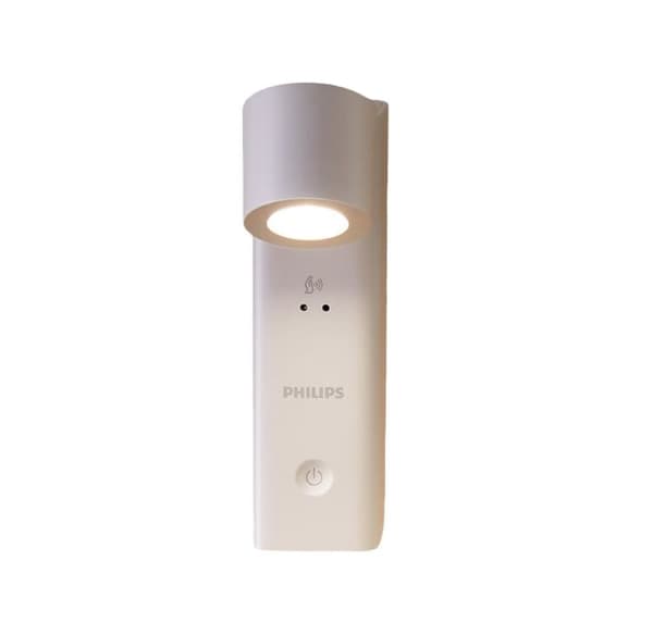 Philips LED-sänglampa, uppladdningsbar läsvägglampa, Coolxuan multifunktionslampa
