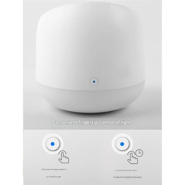Philips Wiz sänglampa, kreativ smart bordslampa för sovrummet som förändrar färg och stämning,
