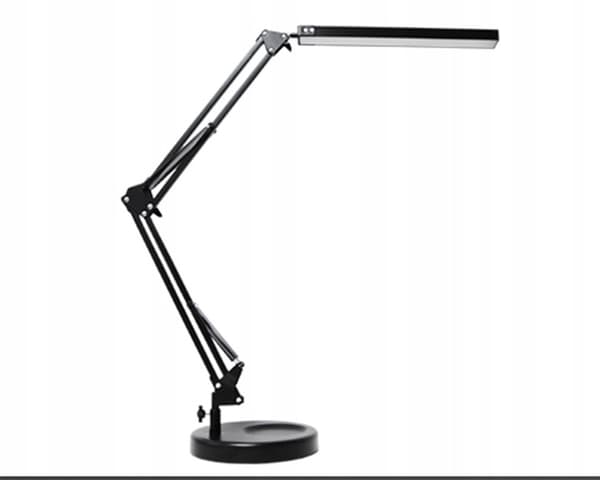 LED-skrivebordslampe Ram 2 LA-001B 12 W 75,6 cm sort