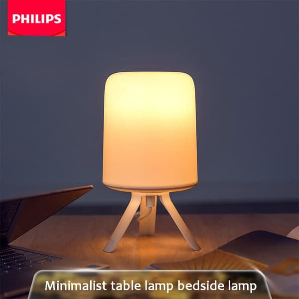 philips zhirui sengelampe smart soveværelseslampe med stemning kreativ bordlampe skrivebordslampe natlys dekorativ lampe