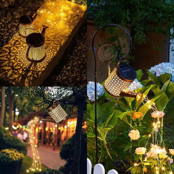 INN Solarlampa Lumière 80cm 600mah vattentät solarlampa för trädgårdsdekoration och landskapsarkitektur av gård 60 lamppärlor