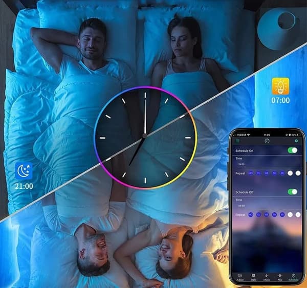 OBOSOE Hexagon LED-Vägglampa, 6 Moduler, RGB med App- och Musiksynk