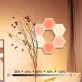 Miniatyrbild 10 av 11: OBOSOE Hexagon LED-Vägglampa, 6 Moduler, RGB med App- och Musiksynk