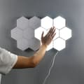 Miniatyrbild 11 av 11: OBOSOE Hexagon LED-Vägglampa, 6 Moduler, RGB med App- och Musiksynk