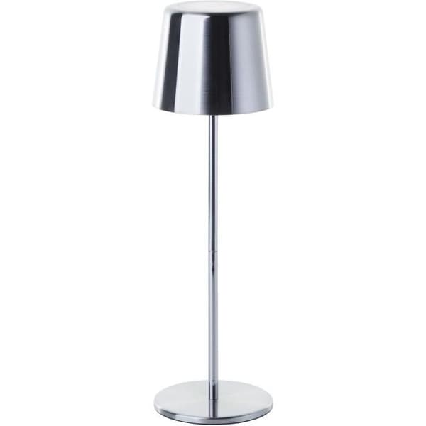Utomhusbordslampa - BRILLIANT - XAANA - Laddningsbar - Krom - LED - 2W - 160lm - CCT - DIM - USB - IP44