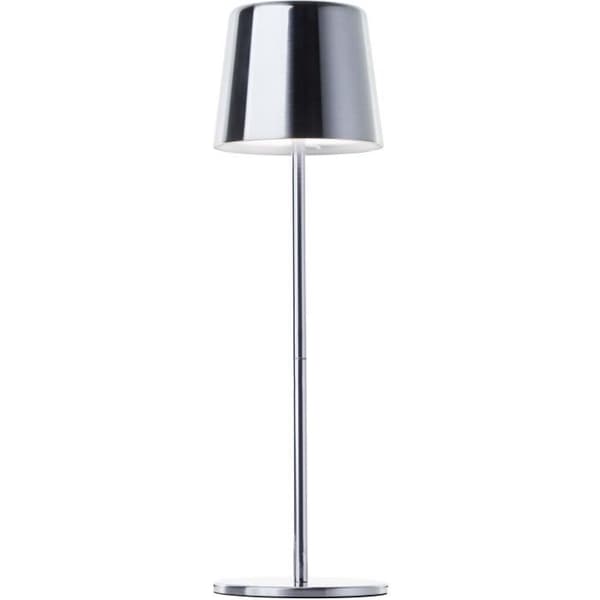 Utomhusbordslampa - BRILLIANT - XAANA - Laddningsbar - Krom - LED - 2W - 160lm - CCT - DIM - USB - IP44