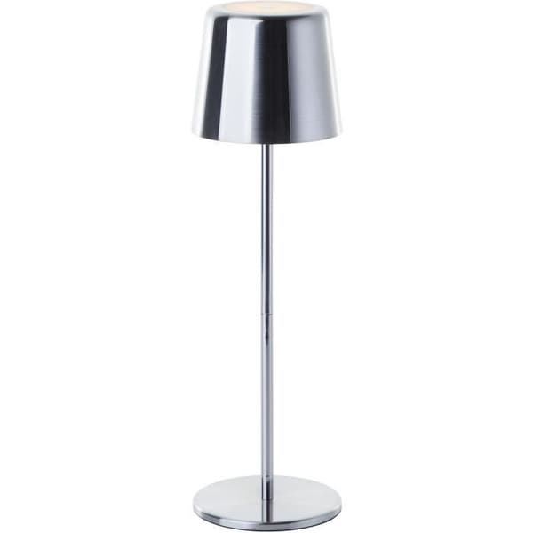 Utomhusbordslampa - BRILLIANT - XAANA - Laddningsbar - Krom - LED - 2W - 160lm - CCT - DIM - USB - IP44
