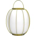 Pikkukuva 1 / 4: Johdoton pöytävalaisin - LUMISKY - TULUM - K27 cm - Metallikahva - Kulta - Lämmin valkoinen ja viileä valkoinen LED