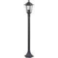 Miniatyrbillede 6 af 6: Udendørs pullert - BRILLIANT - CARLEEN - sort - metal/glas - E27 maks. 60W - IP44