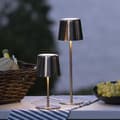 Miniatyrbild 2 av 6: Utomhusbordslampa - BRILLIANT - XAANA - Laddningsbar - Guld - LED - 2W - 160lm - CCT - DIM - USB - IP44