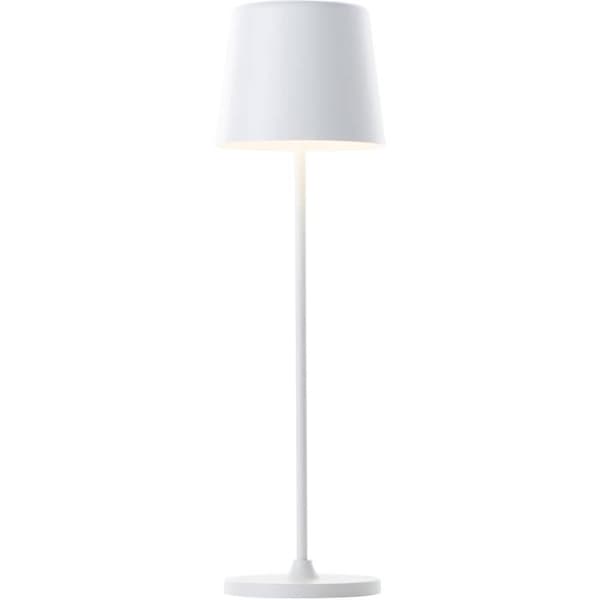 KAAMI BRILLIANT LED-pöytävalaisin - 2W - IP44 - Metallia ja muovia - Mattavalkoinen