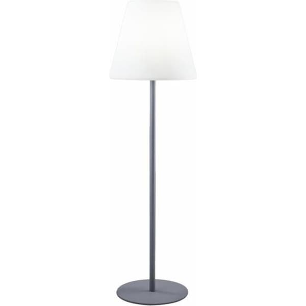 Ulkokäyttöön tarkoitettu lattiavalaisin - LUMISKY - 150 cm - Teräs ja polyeteeni - Viileä valkoinen