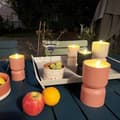 Miniatyrbild 6 av 6: Utomhusbordslampa - BRILLIANT - LOVERE - Ljusformad - Plast - 3 W - Terrakotta