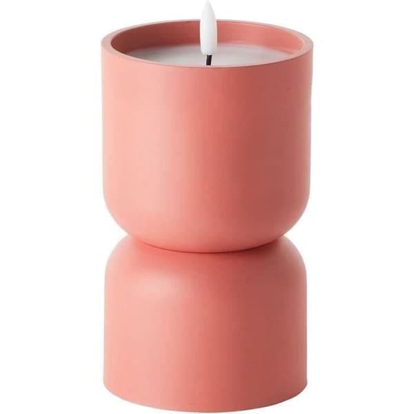 Utomhusbordslampa - BRILLIANT - LOVERE - Ljusformad - Plast - 3 W - Terrakotta