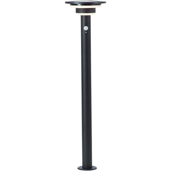 Utomhusstolpe - BRILLIANT - GARVINA - LED och solcell - Rörelsedetektor - Rostfritt stål och plast - 4 W - Svart
