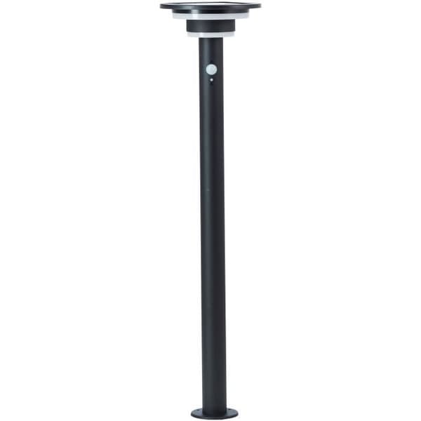 Utomhusstolpe - BRILLIANT - GARVINA - LED och solcell - Rörelsedetektor - Rostfritt stål och plast - 4 W - Svart