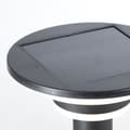 Miniatyrbild 3 av 3: Utomhuspollare - BRILLIANT - GARVINA - LED och solcell - Rörelsedetektor - Rostfritt stål och plast - 4 W - Svart