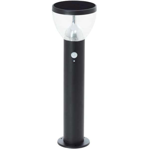 Utomhuspollare - BRILLIANT - TULIP - LED och solcell - Rörelsedetektor - Rostfritt stål och plast - 4 W - Svart