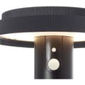 Miniatyrbild 3 av 5: Utomhuspollare - BRILLIANT - ALVERO - LED och solcell - Rörelsedetektor - Metall och plast - 4 W - Svart