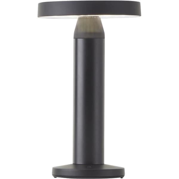 Ulkokäyttöön tarkoitettu pöytävalaisin - BRILLIANT - MAGUA - LED ja aurinkokenno - Metallia ja muovia - 5 W - Musta