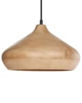 Miniatyrbilde 6 av 11: Pendellampe Lysebrun Mangotre Rund lampeskjerm ø 33 cm Moderne design Belysning Dekor Hengelampe
