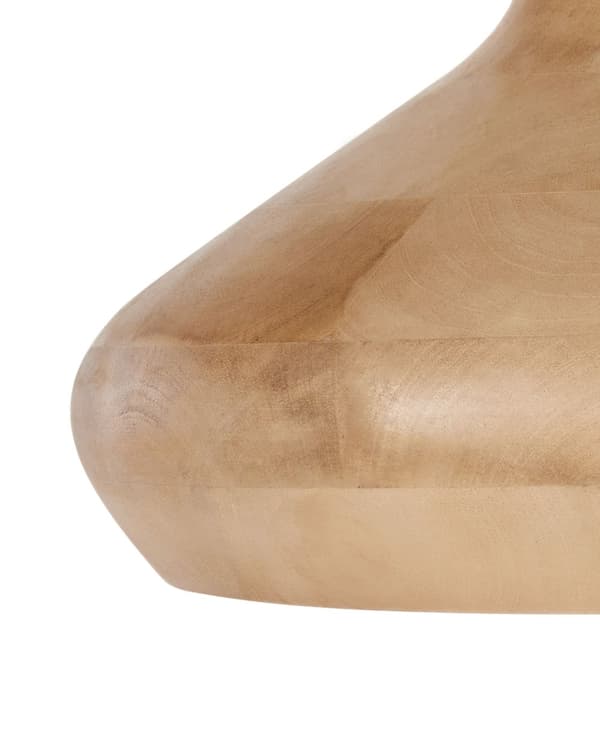 Pendellampe Lysebrun Mangotre Rund lampeskjerm ø 33 cm Moderne design Belysning Dekor Hengelampe