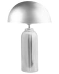 Miniatyrbilde 1 av 9: Bordlampe Sølv Jern Metallfot 55 cm Enkeltlys Moderne Design Boligtilbehør Stue